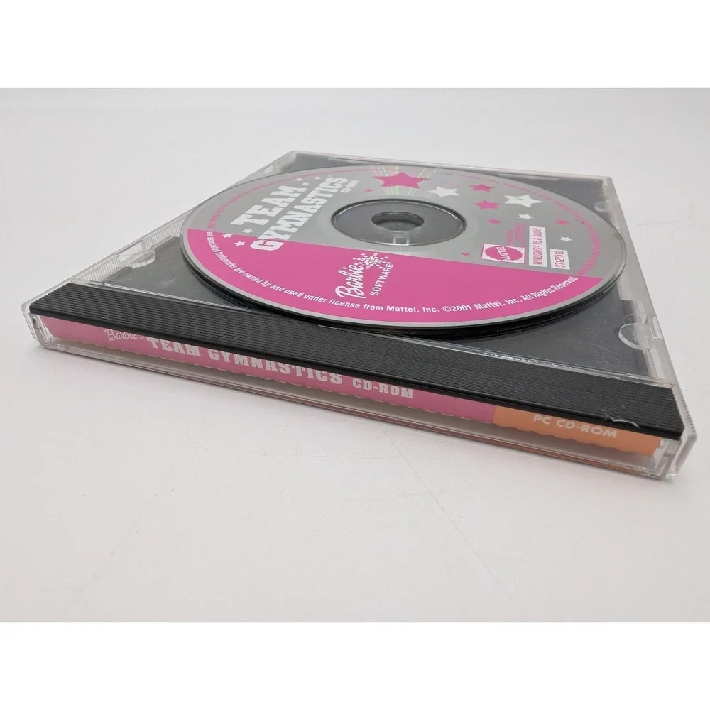 Barbie: Team Gymnastics WINDOWS CD-ROM PC Game‎ Computer 2001 Mattel Vintage
